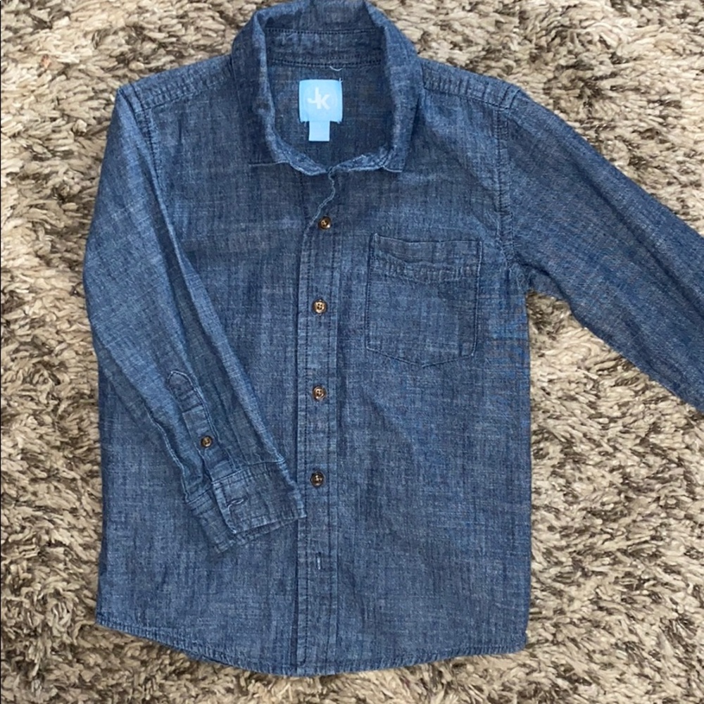 Boys Chambray Button Down